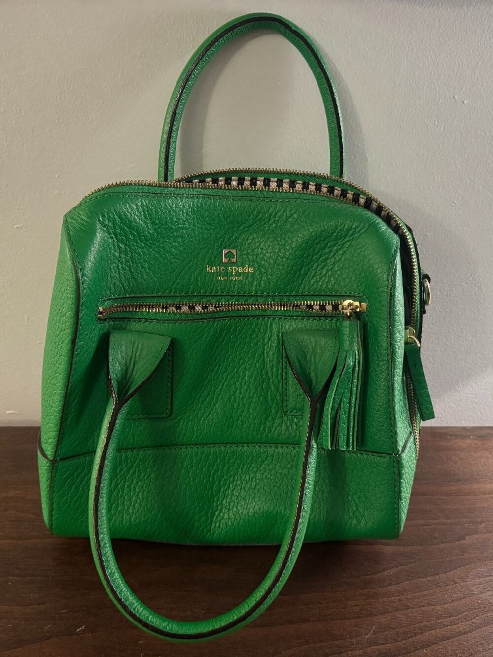 Kate Spade Green Leather Purse